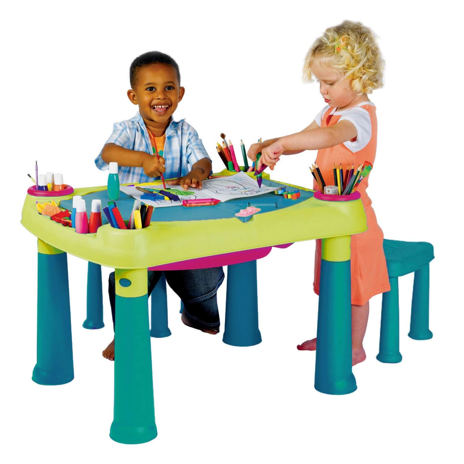Столы детские москва. Стол Keter Creative. Keter стол детский. Песочница-столик Keter Sand & Water. Комплект Palau Toys стол + стул.