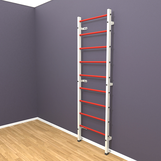 картинка Шведская стенка "LittleSport" (белый*красный) от магазина Лазалка