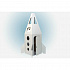 Картонный домик-раскраска "Ракета на Марс"