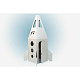 картинка Картонный домик-раскраска "Ракета на Марс" от магазина Лазалка