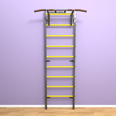 Шведская стенка "LittleSport" Pull-Up (черный*желтый)