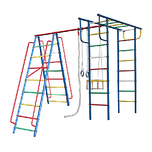 Детский спортивный комплекс для дачи  "Вертикаль А1+П"