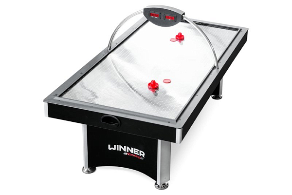 картинка Игровой стол - аэрохоккей "BLACK DIAMOND PRO" 7 ф от магазина Лазалка