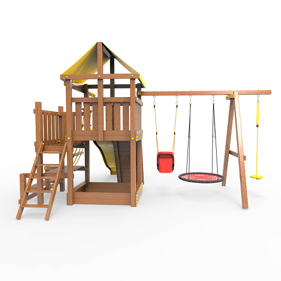 картинка Детская площадка Пикник «Оптимус» Макси с гнездом от магазина Лазалка