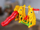 картинка Детский игровой комплекс "Заяц" горка + качели  Allegro Bambino (YX818) от магазина БэбиСпорт