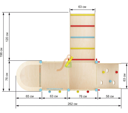 Детская площадка для дома IgraGrad 4