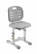 Комплект парта и стул-трансформеры FunDesk Piccolino lIl Grey (серый)